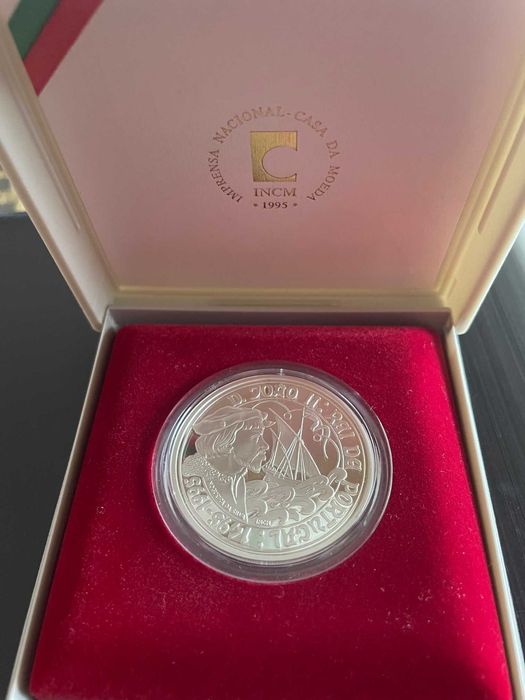Moeda comemorativa 500 anos do Rei D. João II - 1000 escudos,