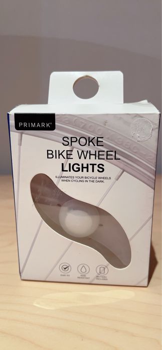 Luzes fluorescentes para rodas de bicicleta