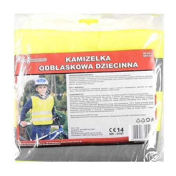 Kamizelka ostrzegawcza dla dzieci
