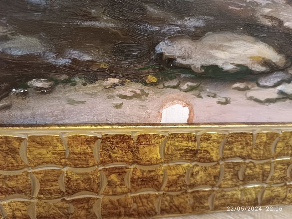 Quadro bonito pintado à mão