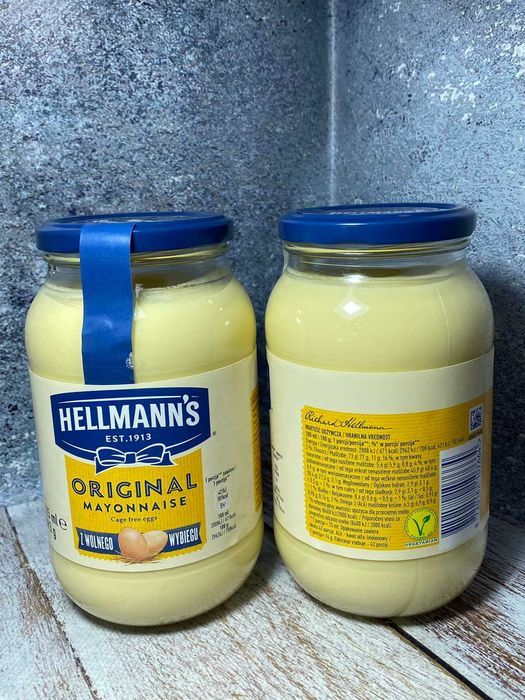 Майонез Hellmann`s original
Об'єм 625 мл