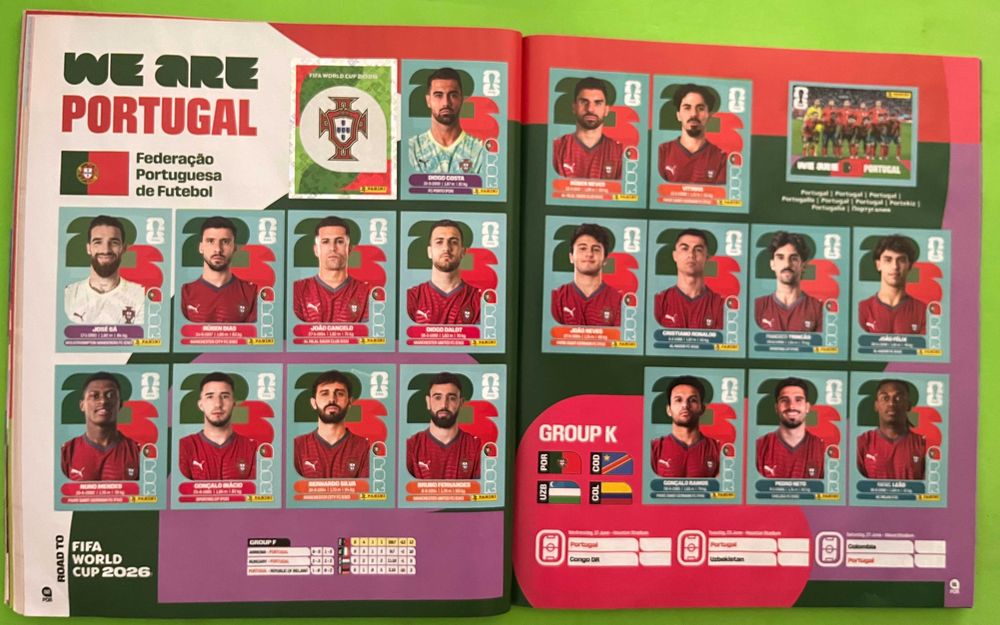 Album Panini da Copa do Mundo da FIFA 2026 COMPLETO + Cromos da Coca-Cola ORIGINAL
