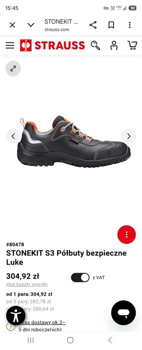 Buty robocze Stonekit S3