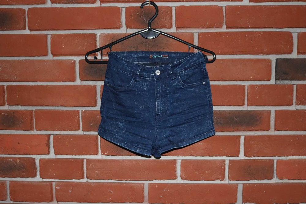 Spodenki jeansowe high waist xs cropp