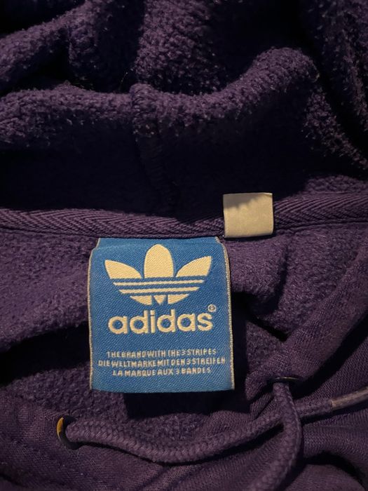 Bluza z kapturem Adidas og Vintage fiolet rozmiar XL