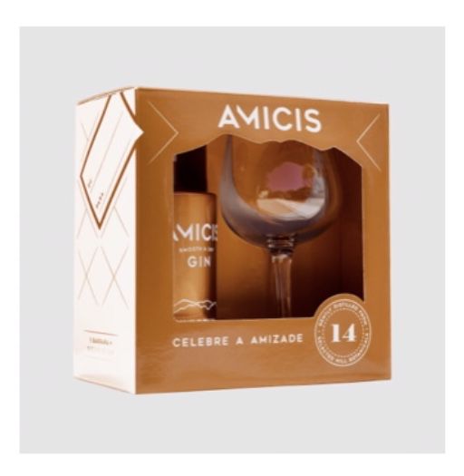Gin Amicis -pack com copo