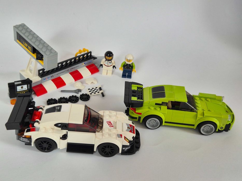 Lego SPEED CHAMPIONS 75888 Porsche 911 RSR + 911 Turbo - 2018 - 2 figurki