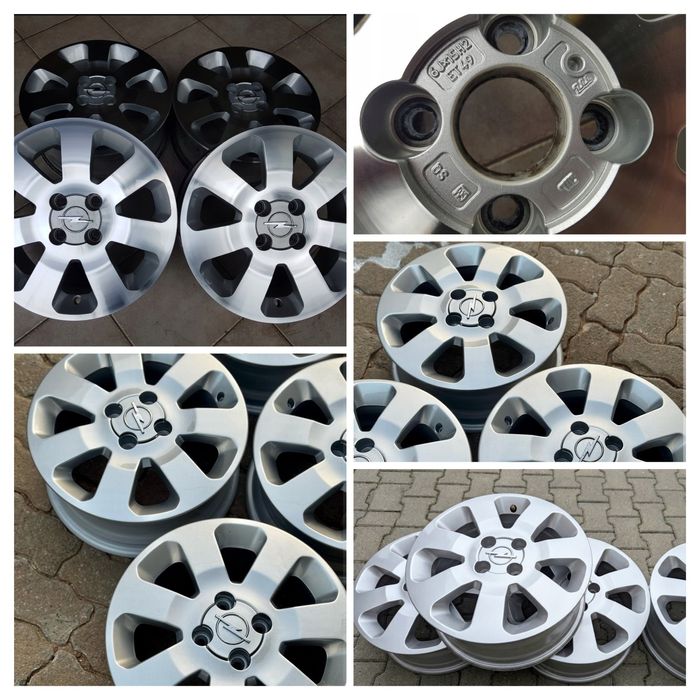 Alufelgi Opel 15” 4x100 ET49 – kpl. 4 szt.