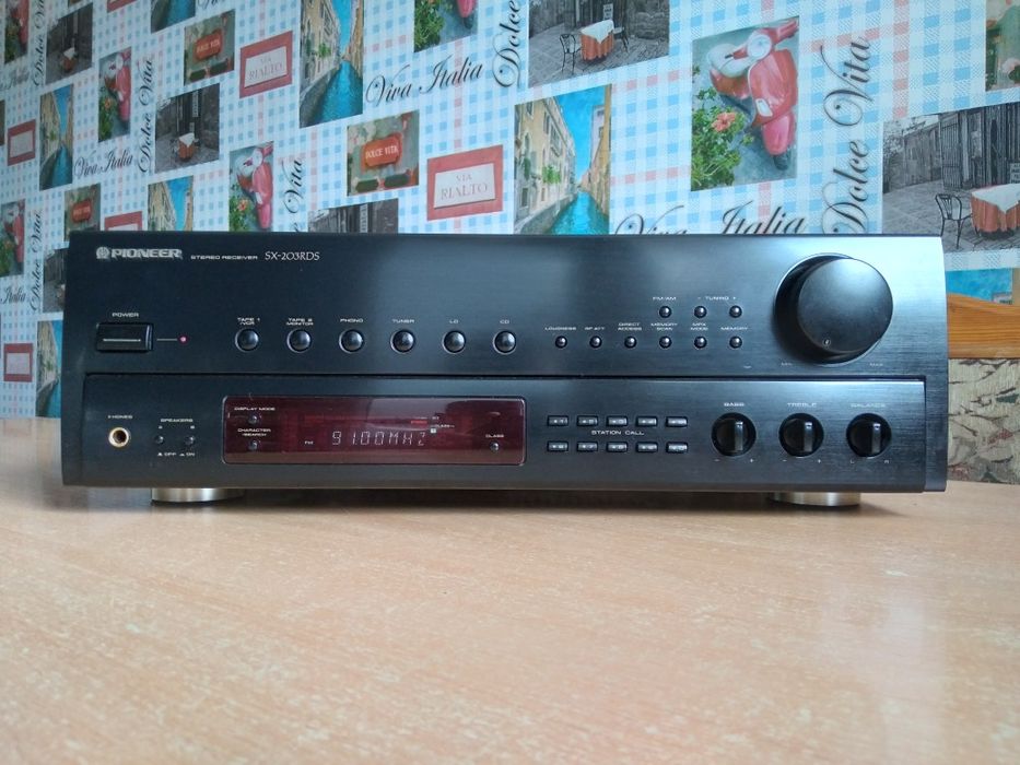 Стильный и компактный Pioneer SX-203RDS,2×50Вт,АССОРТИМЕНТ,гарантия!