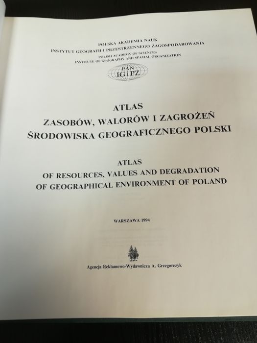 Atlas środowiska geograficznego Polski