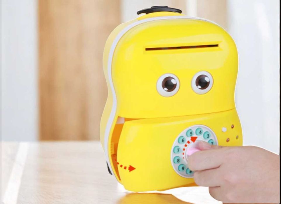 Дитяча сейф-скарбничка валіза 363-9А, скарбничка на кодовому замку