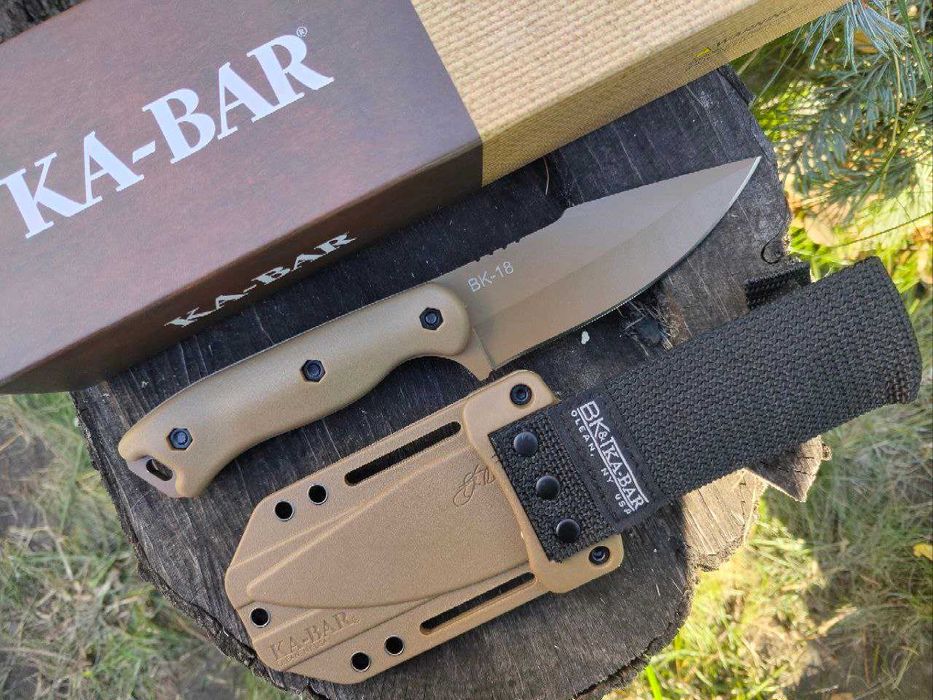 Брелок компактний EDC фіксед фултанг Ka-Bar BK18 Becker Harpoon