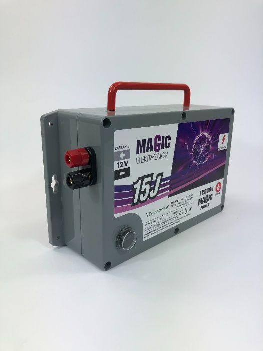 Uniwersalny Elektryzator Pastuch elektryczny o dużej mocy - MAGIC 15J