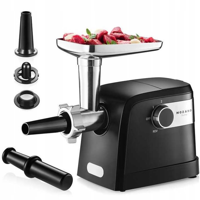 MEGA ZESTAW maszynka do mielenia mięsa szatkownica elektryczna młynek