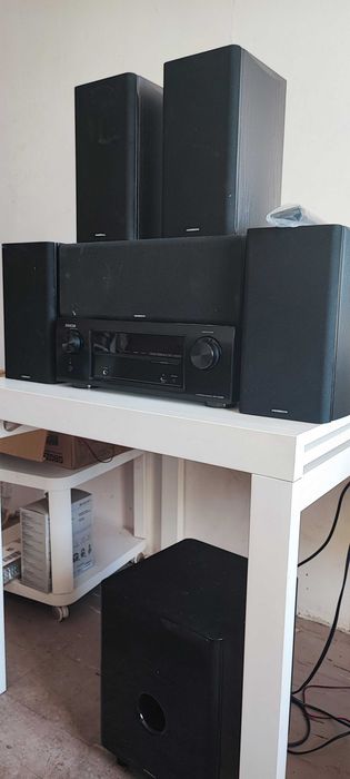 Amplituner Denon+zestaw głośników Andersson