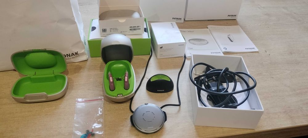 system FM ROGER FOCUS II-312 +mikrofon ROGER Select firmy Phonak