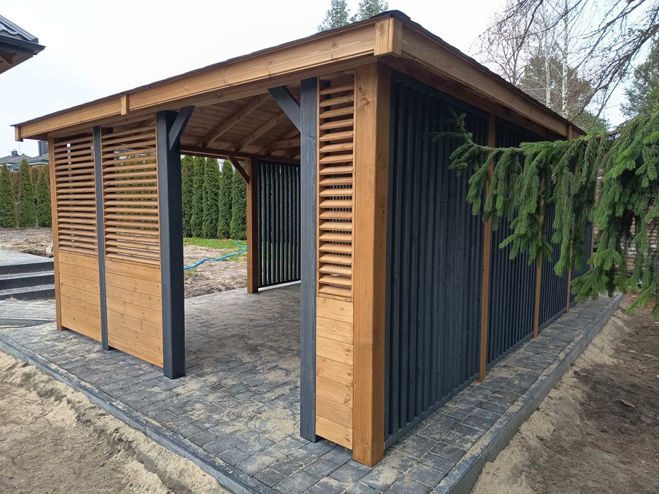 Altana ,altanka , drewniana TOMCAT 4×6 m – elegancja i trwałość!
