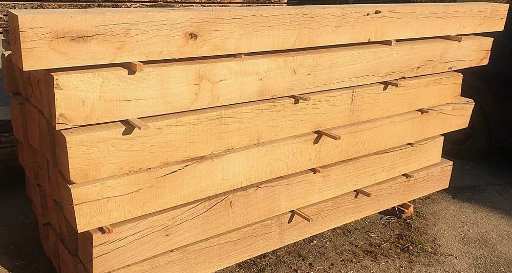 kantówka dębowa na łóżko dąb suchy 9 letni