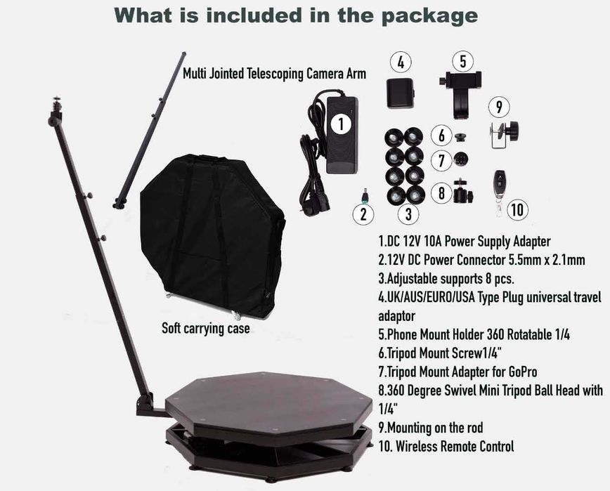 Photo Booth 360 / Video Booth 360  / Photobooth 360 / Videobooth 360