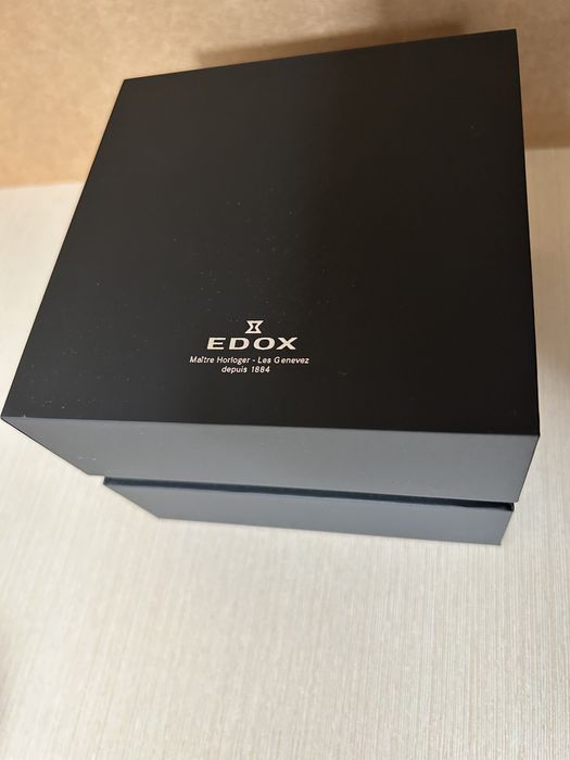 Мужские часы Edox  38001 TINN BUF3 Chronoraly 48 mm оригинал Швейцария