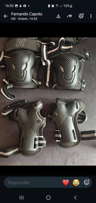 Patins em linha novos