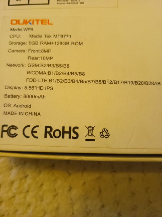 Antichoque Oukitel wp9