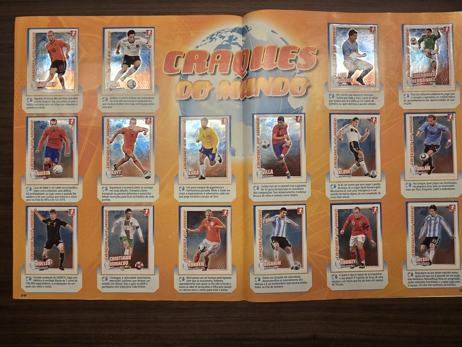 Caderneta Completa Liga Portuguesa  Panini  2010/11