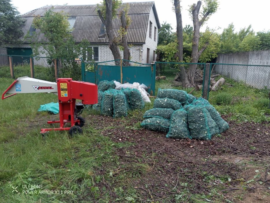 Послуги дробіння гілок,Подрібнювач гілля ,Щепоріз ,дробілка ,дробилка