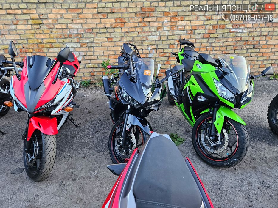 Kawasaki z250 ABS ninja мотоцикл з Японії без пробігу по Україні