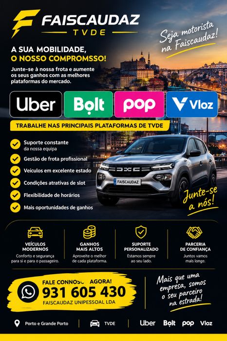 TVDE SLOT VIATURA PROPRIA