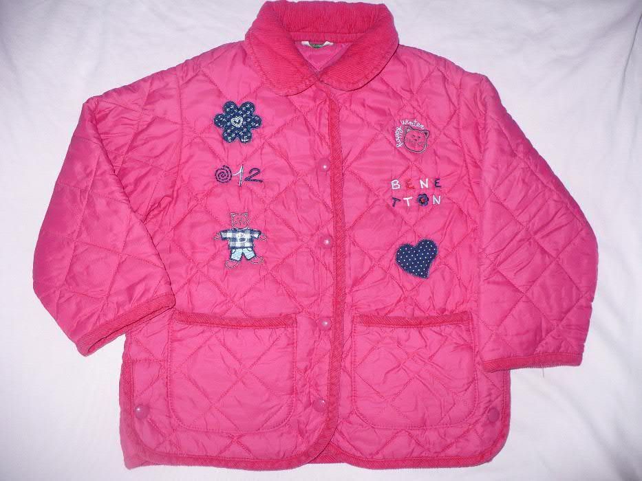 Стеганая куртка United Colors of Benetton на девочку 4-5 лет