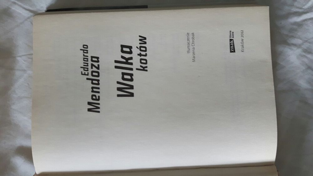 Walka kotów Eduardo Mendoza