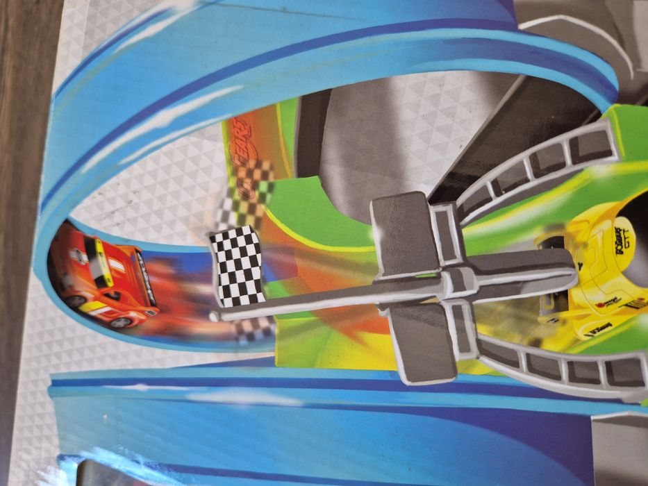 Pista de carros Burago dual darevil raceway loops