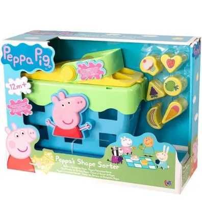 Nowy koszyk muzyczny Świnka Peppa, piknikowy koszyk, sorter