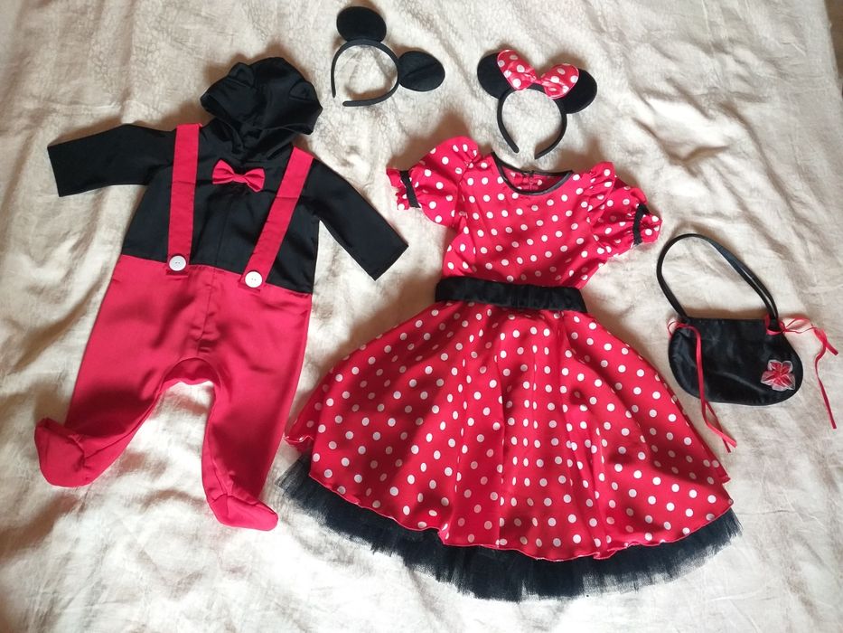Костюм-человечек Микки Маус 4-6мес