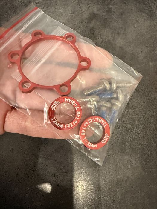 NEW Adapter tarczy i tylnej piasty BOOST 142mm na 148mm