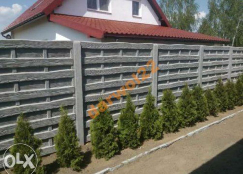 Słupki Betonowe ogrodzeniowe ogrodzenie podmurówka