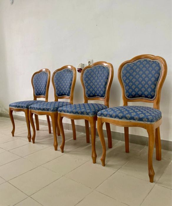 Стіл розкладний обідній дерево стол 2347 стільці стулья 2346