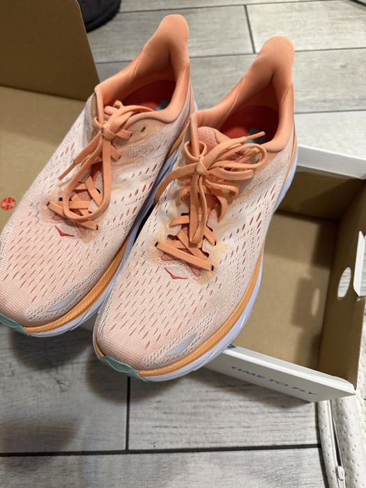 Hoka Clifton 8 бігові кросівки, розмір 42, рожеві