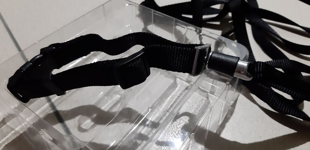 Smycz + obroża z Magnetycznym zapięcie S/M