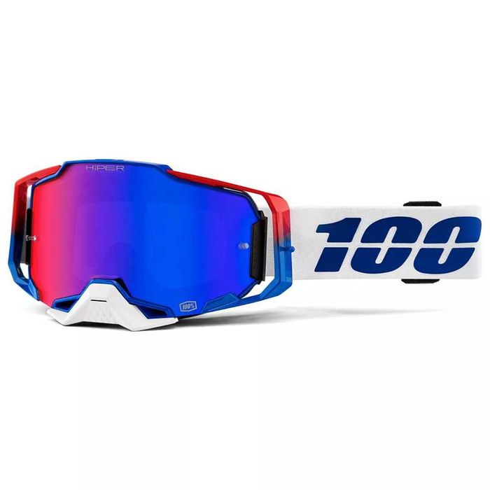 Óculos 100% Armega Genesis HiPER espelhados vermelho azul