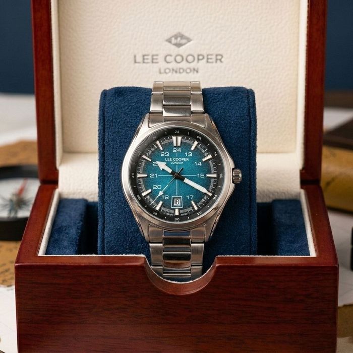 Чоловічий годинник Lee Cooper в стилі Pilot Watch: Кварцовий, Сталевий