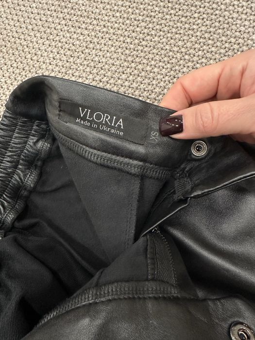 Шкіряні штани брюки Vloria
