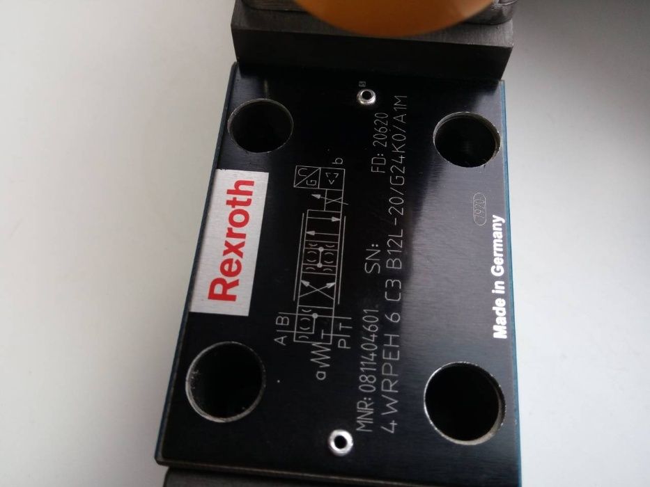 Клапан, гідравлічний, bosh rexroth, 4wrpeh 6 c3 b12l-20/g24k0/a