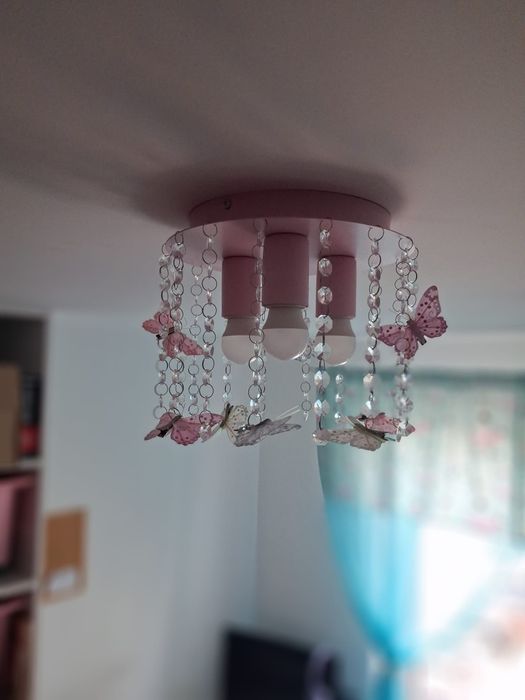 Lampa sufitowa dla księżniczki