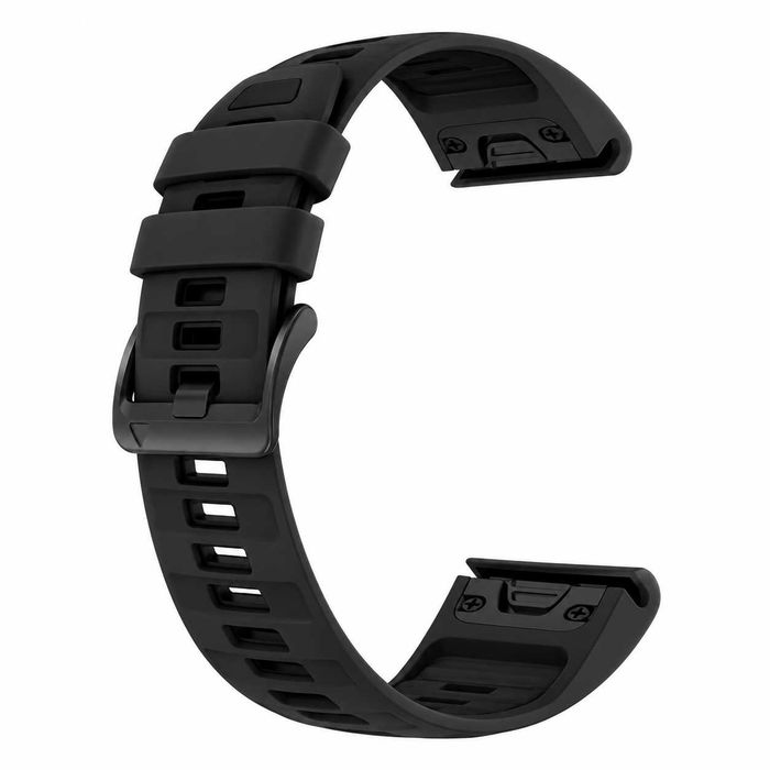 Czarny pasek silikonowy 26 mm do zegarków Garmin, NOWY