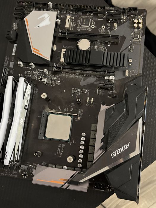 Plyta główna + procesor+ dysk ssd+ pamieć ram