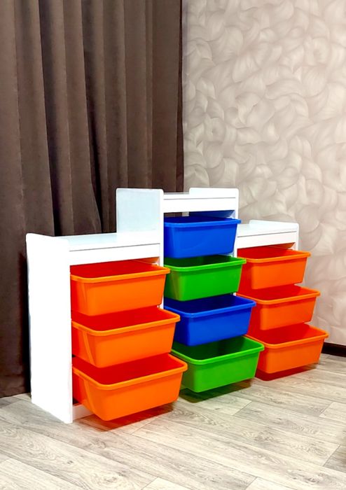 ‼️АКЦІЯ‼️ Комод , полиця , стелаж ,  органайзер для іграшок , корзина