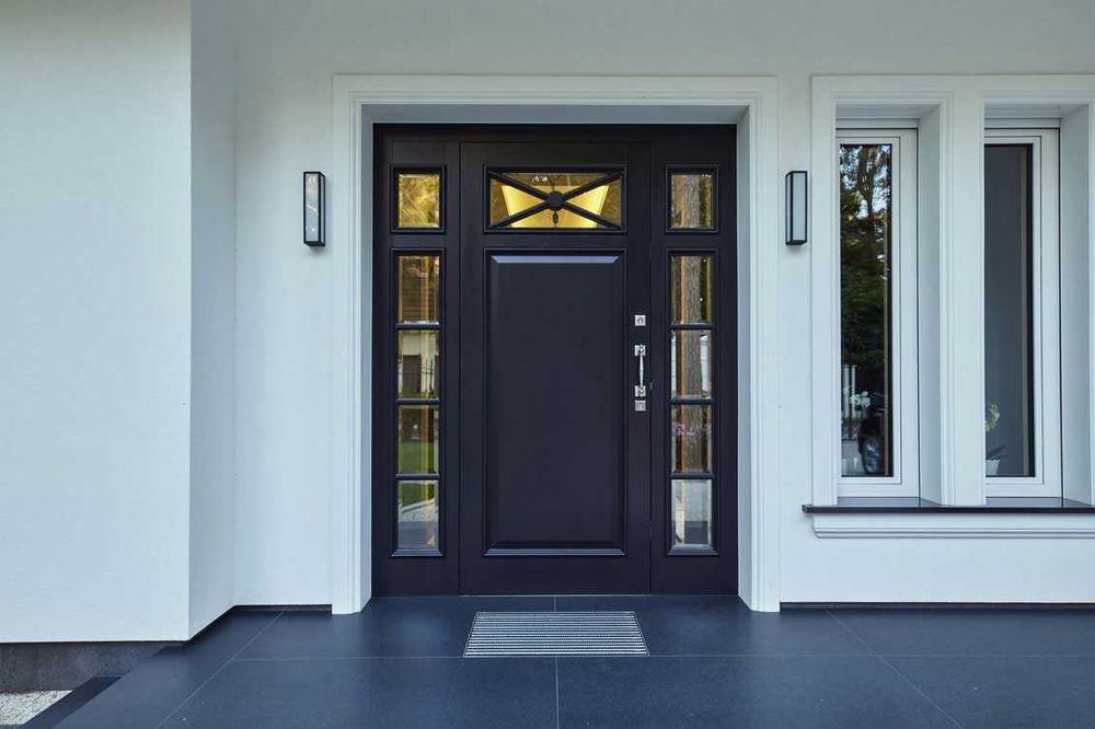 Drzwi zewnętrzne dębowe Producent Pomiar Montaż Dostawa Dotacja