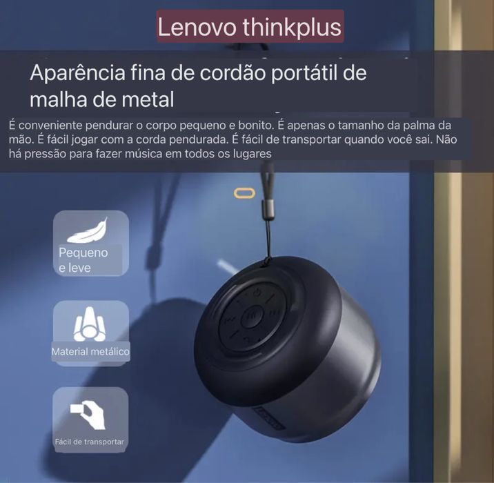 Coluna bluetooth Lenovo K3